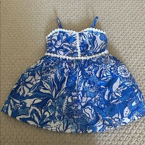 Lilly Pulitzer Blue and White Dress